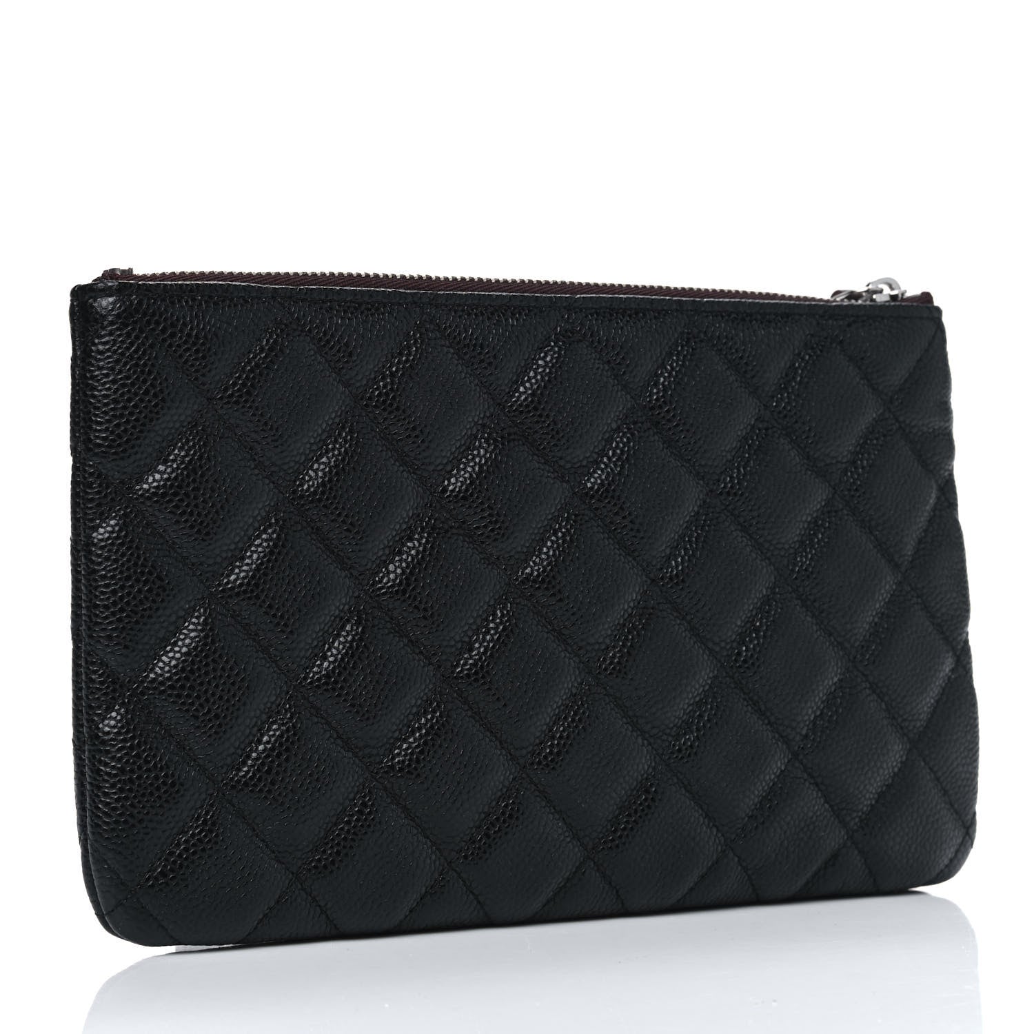Chanel Caviar Quilted Cosmetic Case Black 2 of 4