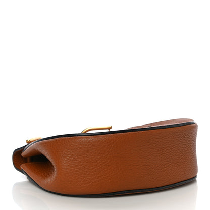Chloe Grained Lambskin Mini Drew Shoulder Bag Caramel 4 of 11