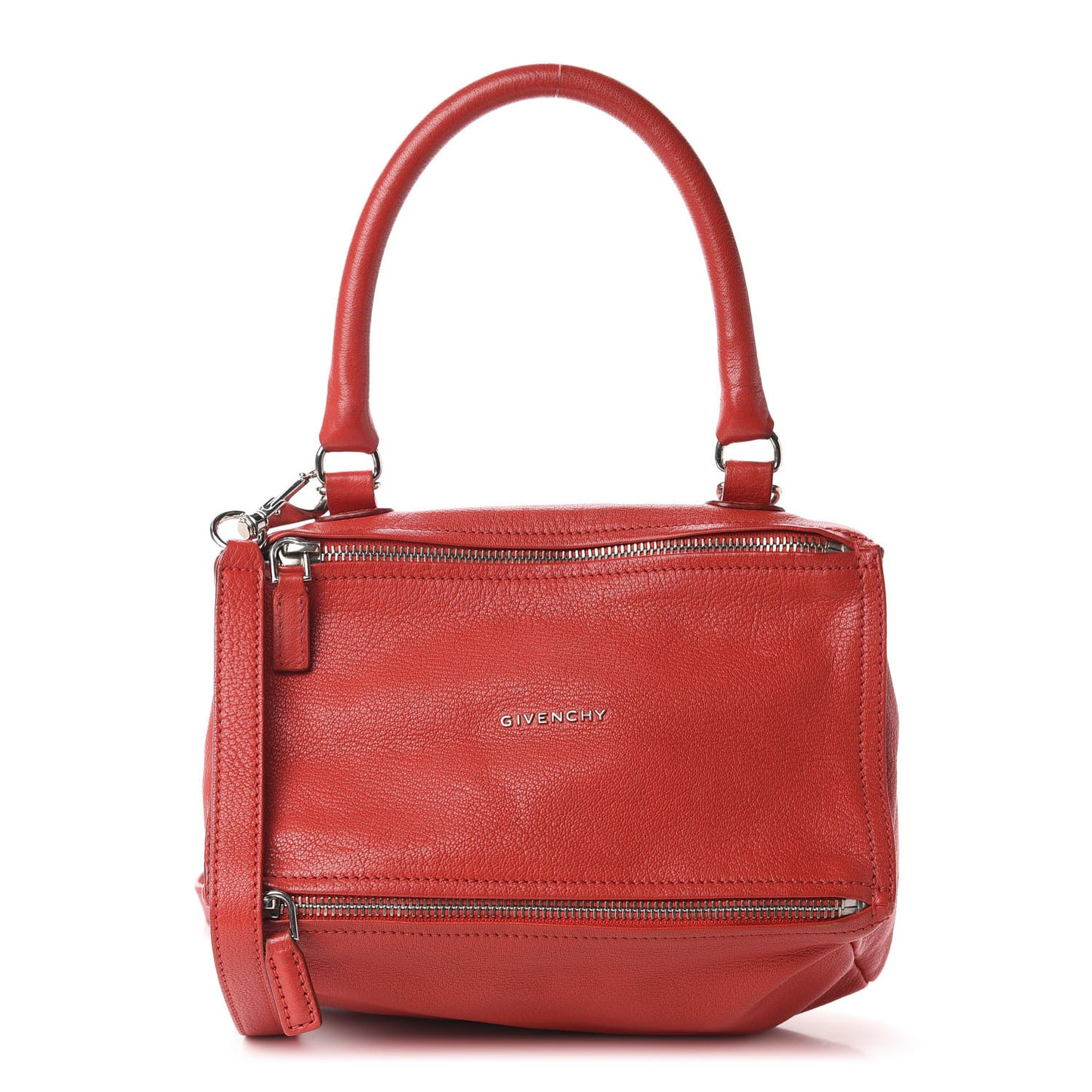 Sugar Goatskin Small Pandora Medium Red