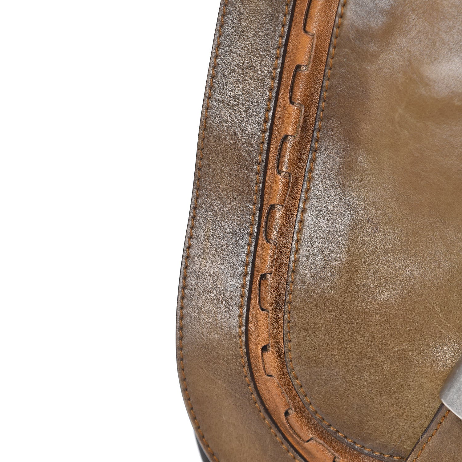 Christian Dior Calfskin Medium Gaucho Double Saddle Bag Brown 16 of 19
