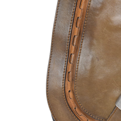 Christian Dior Calfskin Medium Gaucho Double Saddle Bag Brown 16 of 19