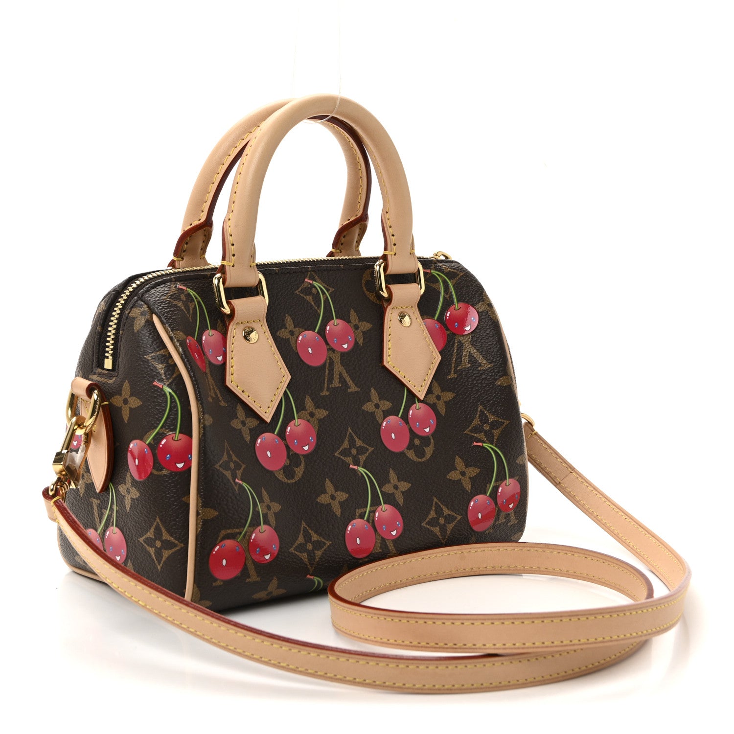 Louis Vuitton LV X TM Monogram Cerises Speedy Bandouliere 20 3 of 9