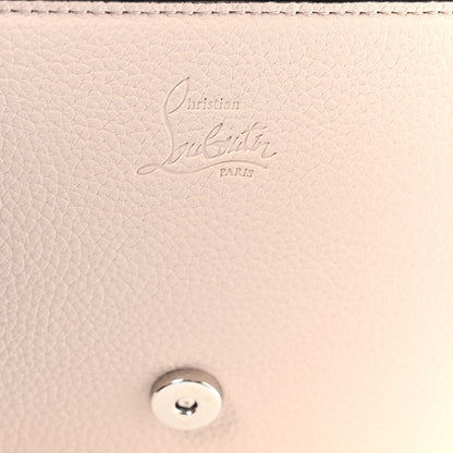 Christian Louboutin Calfskin Spikes Loubinthesky Paloma Clutch Leche 6 of 10