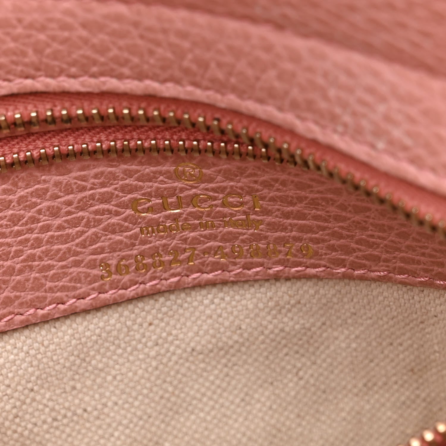 Gucci Dollar Calfskin Mini Swing Top Handle Bag Soft Pink 6 of 10