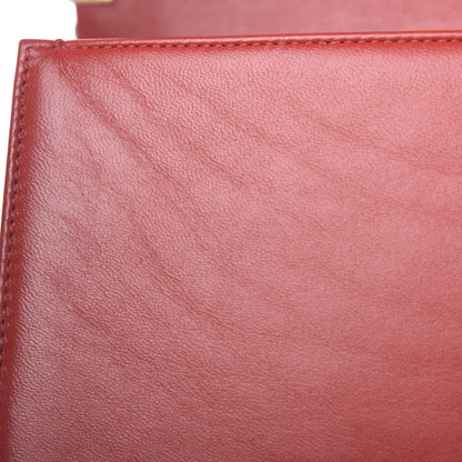 Chanel Lambskin Quilted New Medium Boy Flap Red 10 of 14