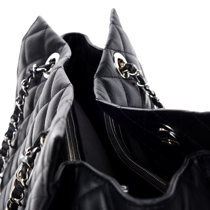 Chanel Calfskin Quilted Large Chic and Soft Shopping Tote Black 18 of 18