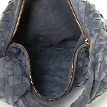 Bottega Veneta Suede Calfskin Intrecciato Teen Jodie Hobo Thunder 4 of 10
