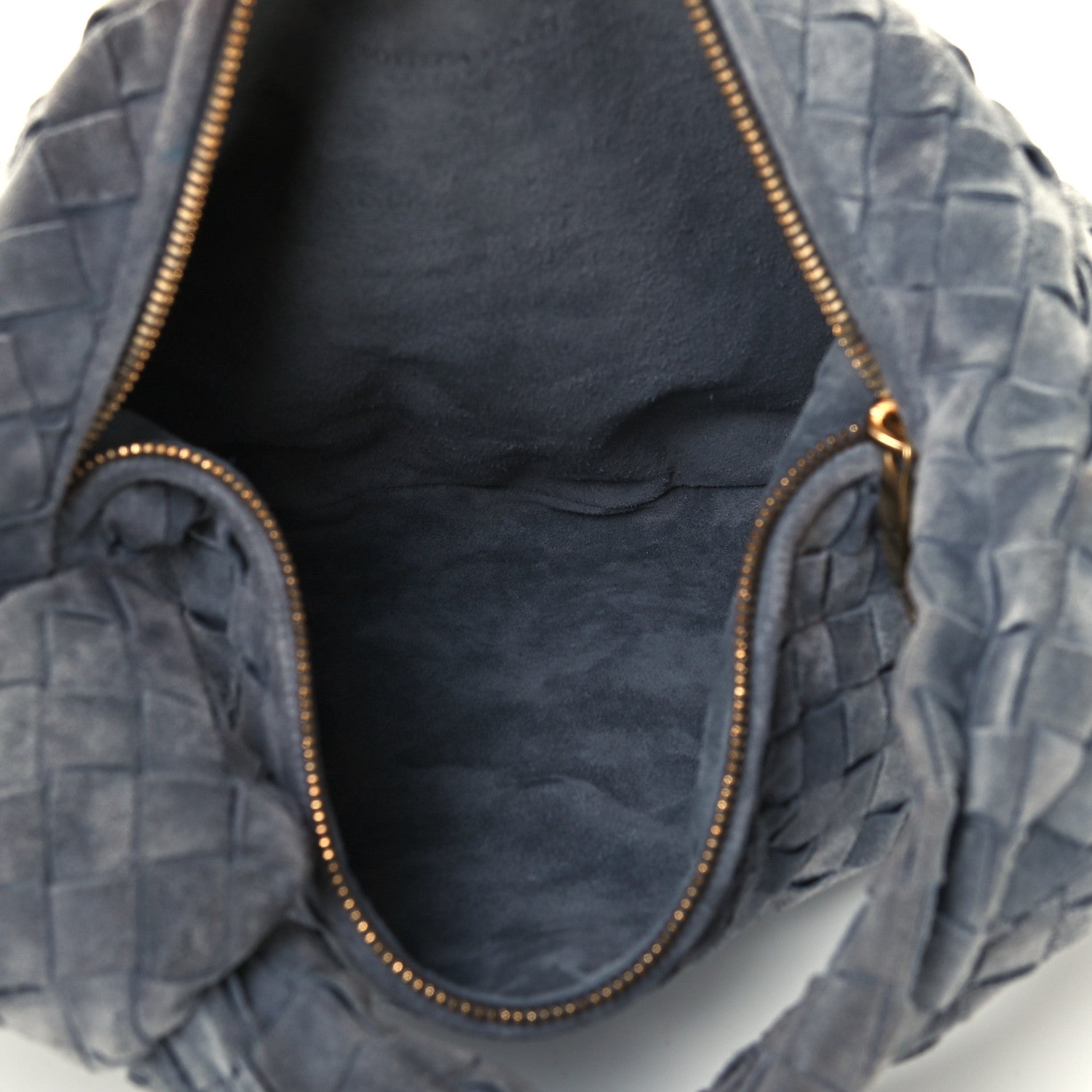 Bottega Veneta Suede Calfskin Intrecciato Teen Jodie Hobo Thunder 4 of 10