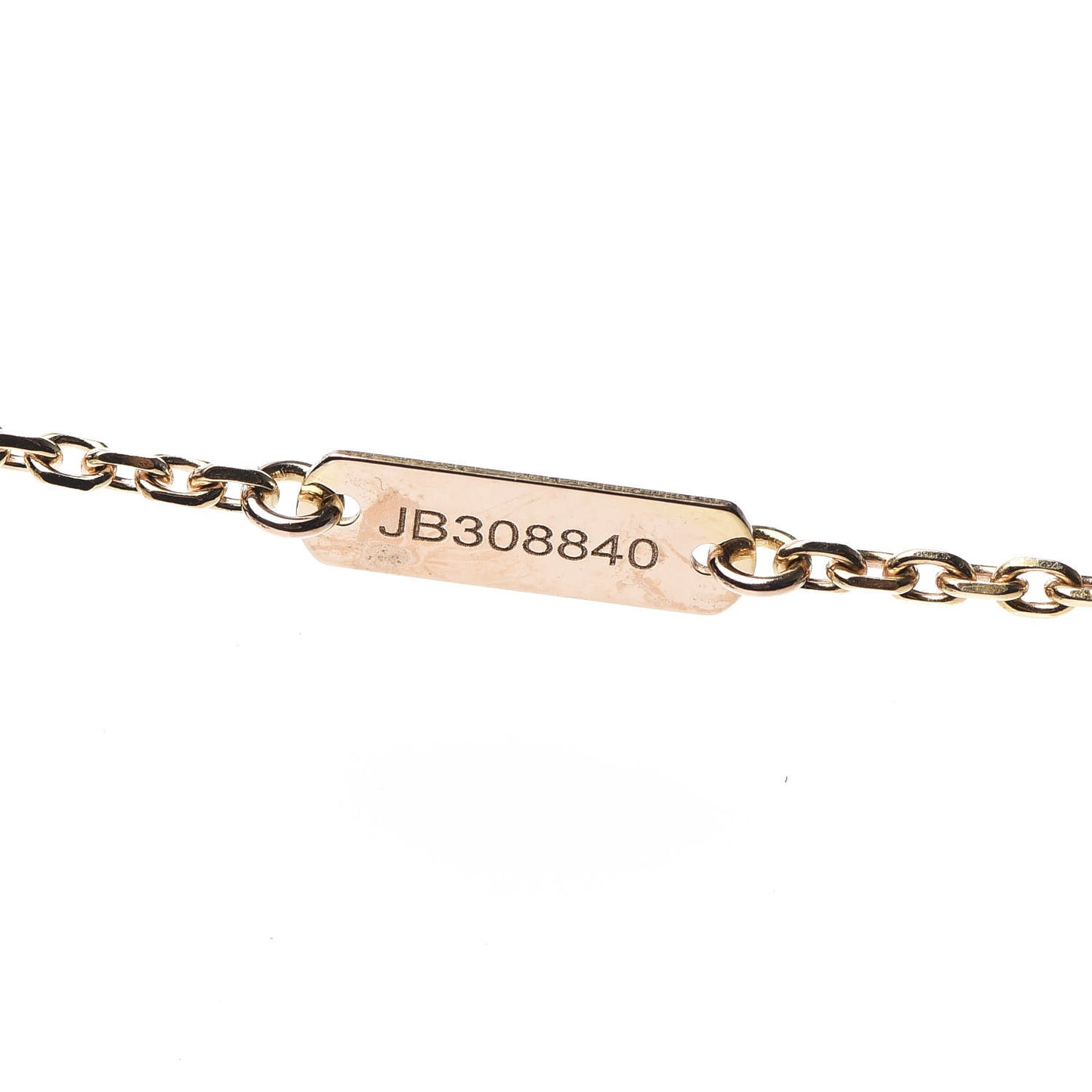 18K Rose Gold Vintage Alhambra Pendant Necklace