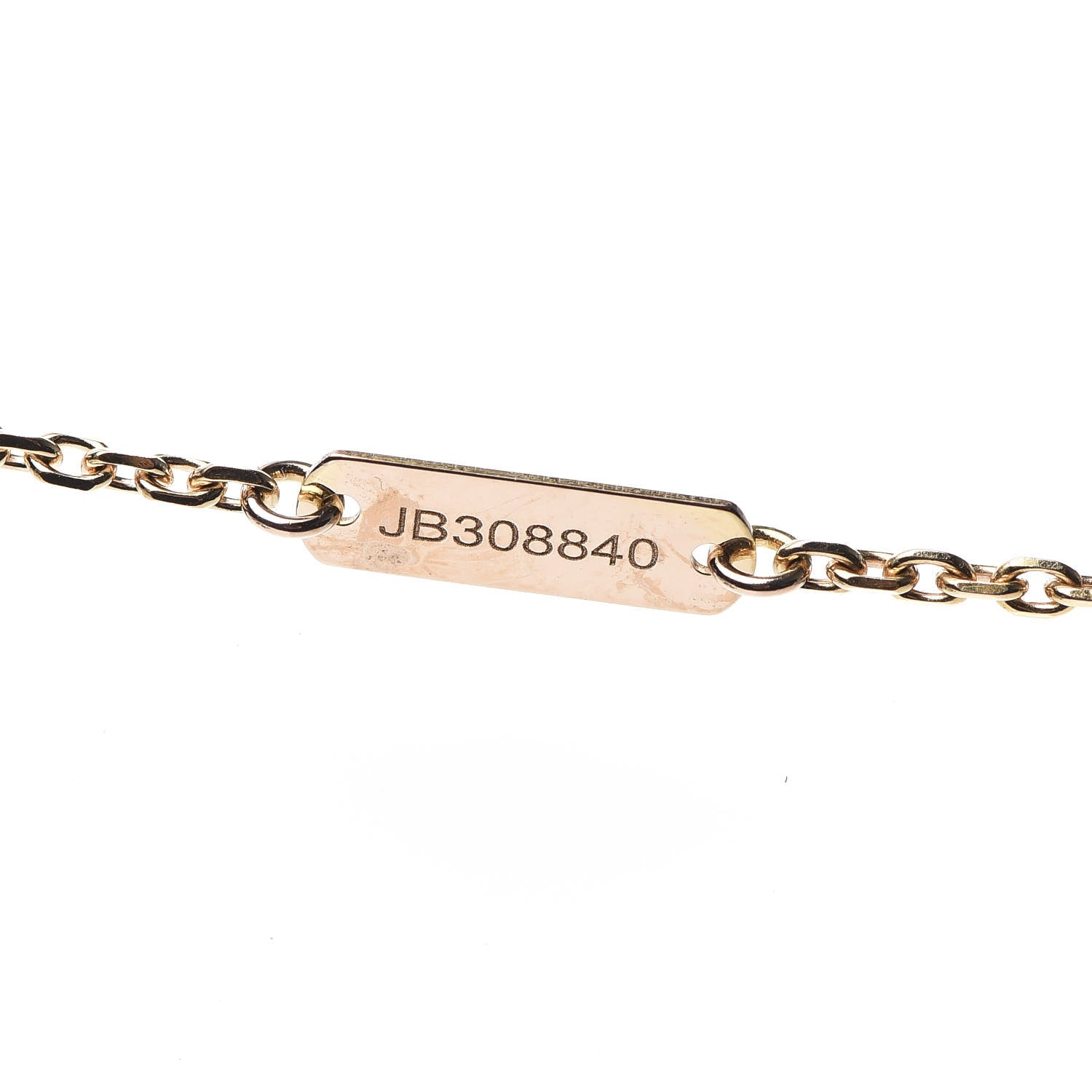 Van Cleef & Arpels 18K Rose Gold Vintage Alhambra Pendant Necklace 5 of 7