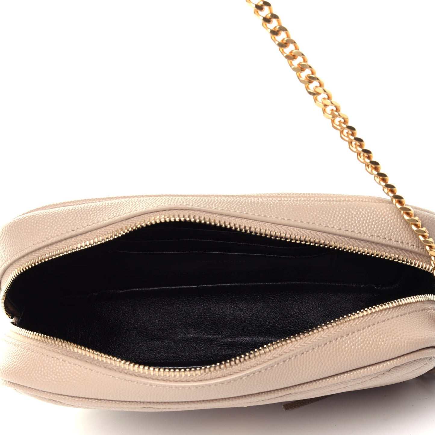 Grain De Poudre Matelasse Monogram Mini Lou Camera Bag Dark Beige