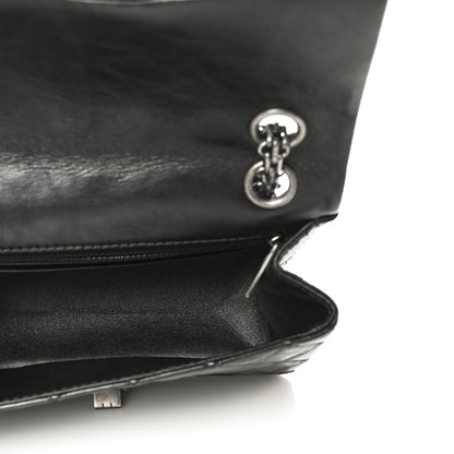 Chanel Aged Calfskin Quilted 2.55 Reissue Mini Flap Black 4 of 11