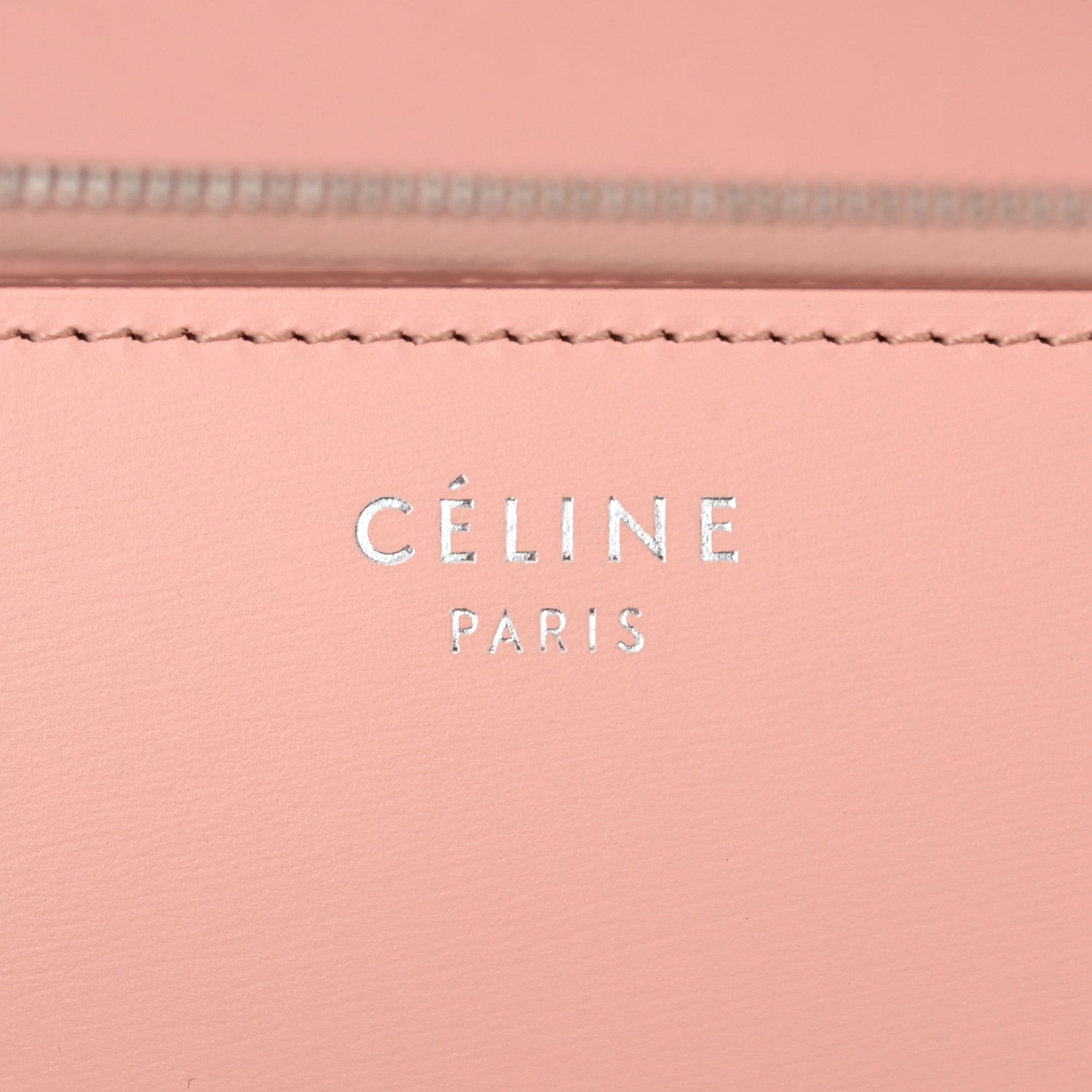 Celine Smooth Calfskin Medium Classic Box Flap Bag Pink 6 of 10