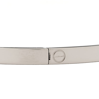 Cartier 18K White Gold Small LOVE Bracelet 17 6 of 9