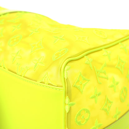 Louis Vuitton Monogram Fluo See Through Keepall Bandouliere 50 Yellow 8 of 15
