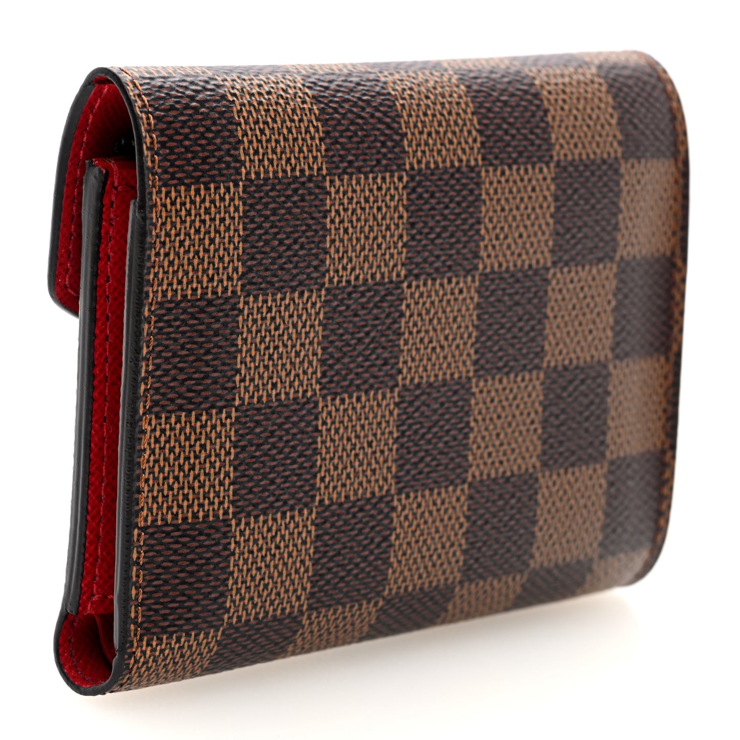 Damier Ebene Victorine Wallet Red