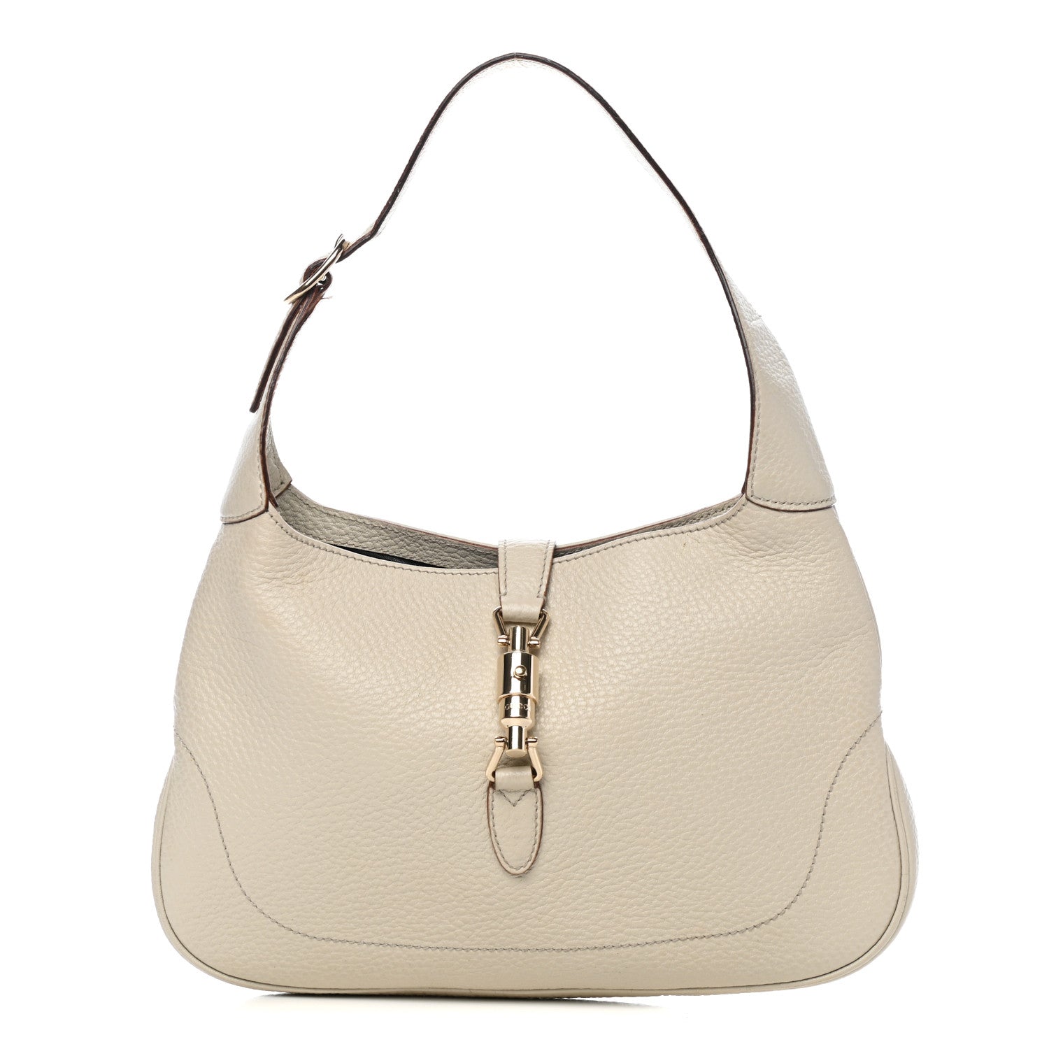 Gucci Calfskin Small Jackie O Hobo White 1 of 11