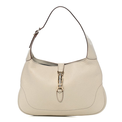 Gucci Calfskin Small Jackie O Hobo White 1 of 11