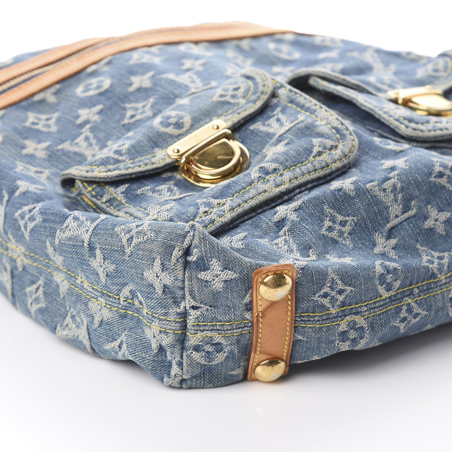 Louis Vuitton Denim Baggy GM Blue 5 of 8