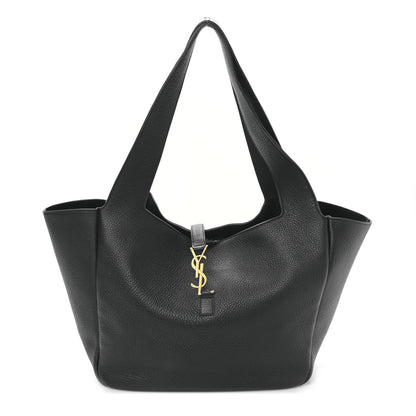 Saint Laurent Grained Deerskin Bea Tote Black 1 of 8