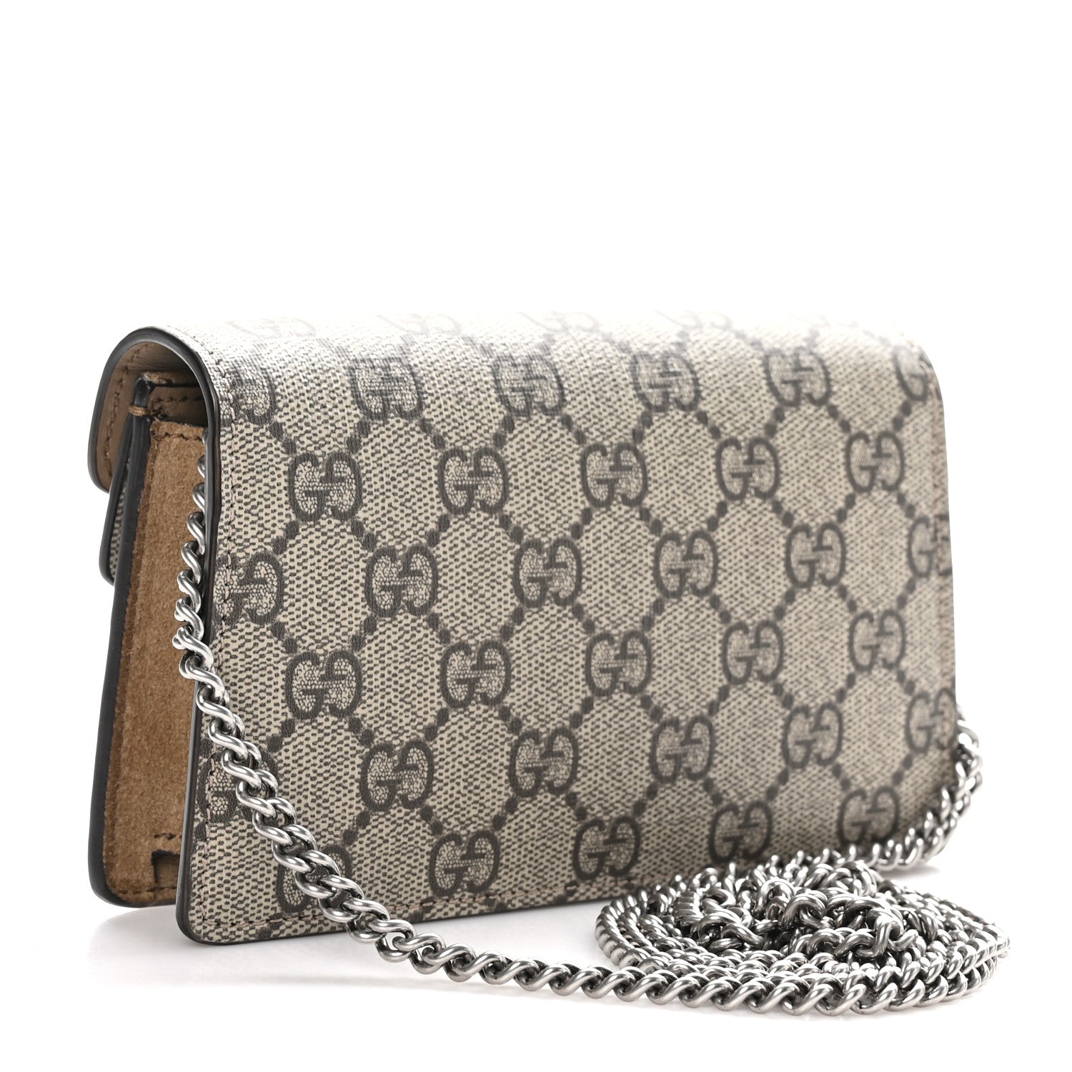 Gucci GG Supreme Monogram Super Mini Dionysus Shoulder Bag Taupe 3 of 11