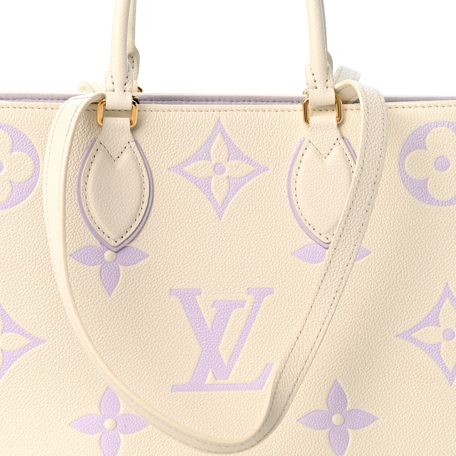 Louis Vuitton Empreinte Monogram Giant Onthego MM Latte Bubble Tea 7 of 12