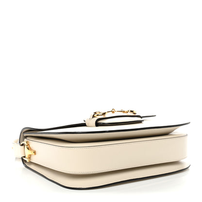 Gucci Azalea Calfskin Horsebit 1955 Shoulder Bag Mystic White 4 of 13