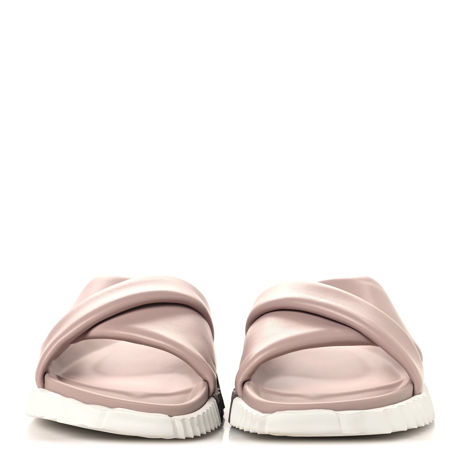 Hermes Nappa Womens Infra Sandals 38 Rose Porcelaine 3 of 10