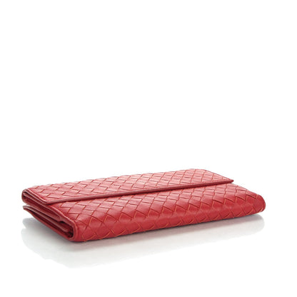 Bottega Veneta Nappa Intrecciato Continental Wallet Blood 4 of 9