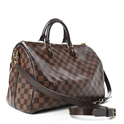 Louis Vuitton Damier Ebene Speedy Bandouliere 35 3 of 11