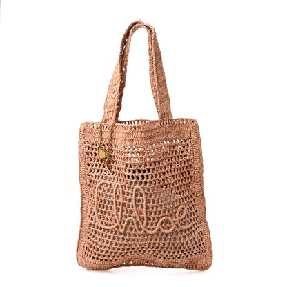 Chloe Raffia Summer Banana Tote Summery Beige 1 of 11