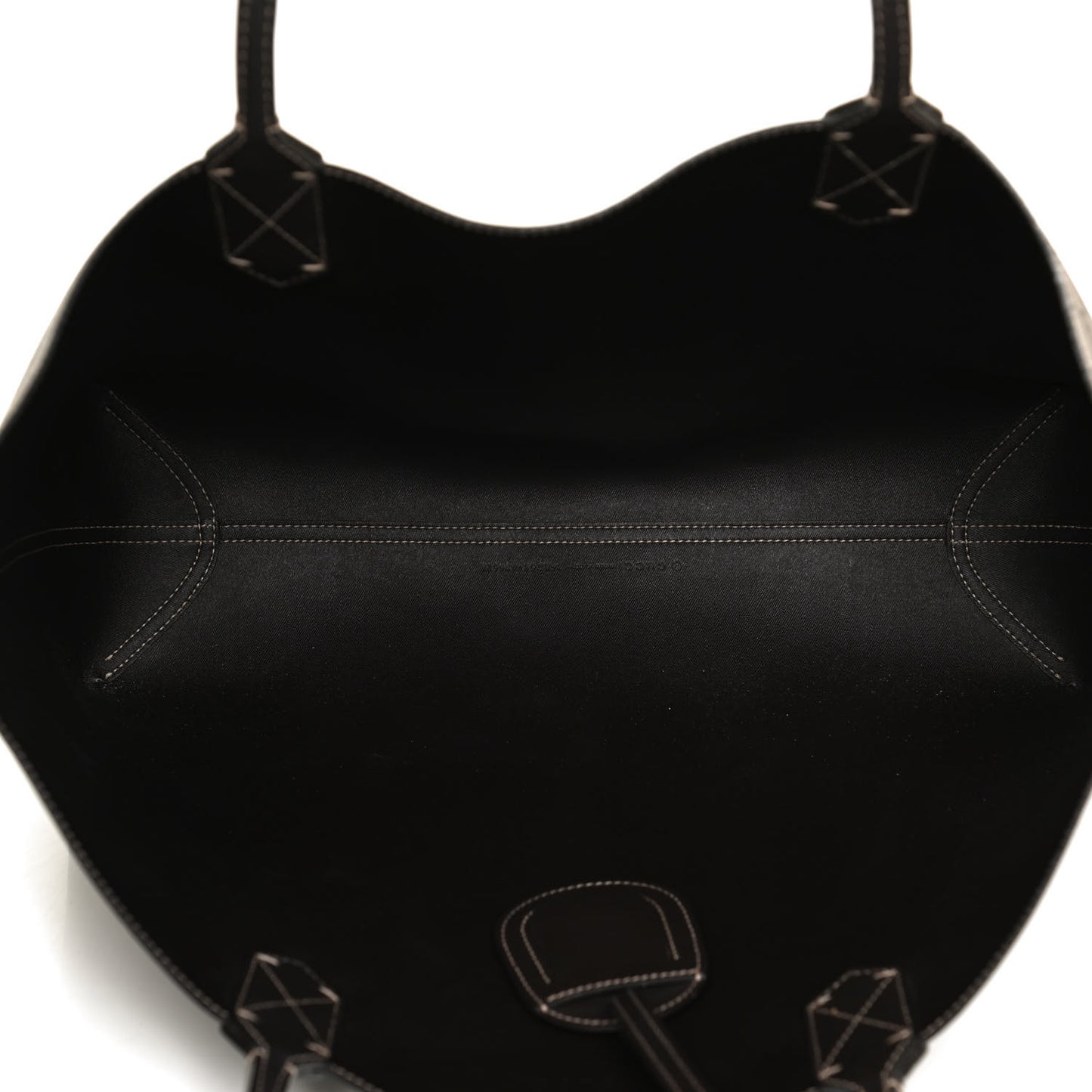 GG Supreme Monogram Large Reversible Tote Beige Black