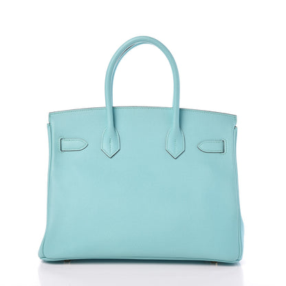 Hermes Epsom Birkin 30 Bleu Atoll 4 of 35