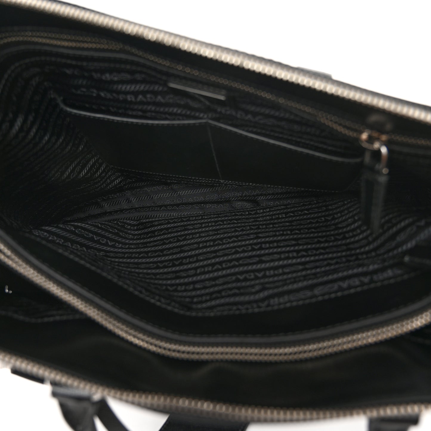 Saffiano Travel Briefcase Black