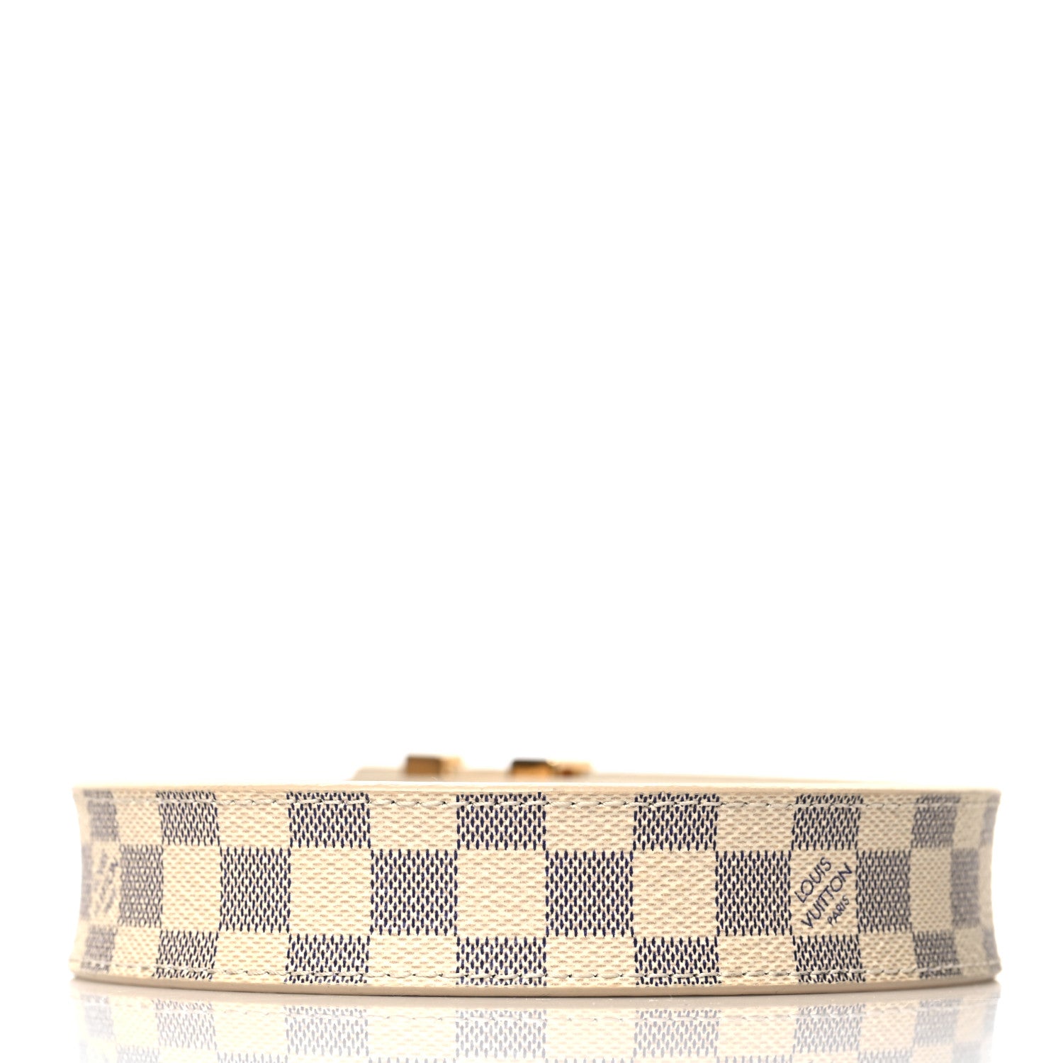 Louis Vuitton Damier Azur LV Initiales Belt 80 32 2 of 4