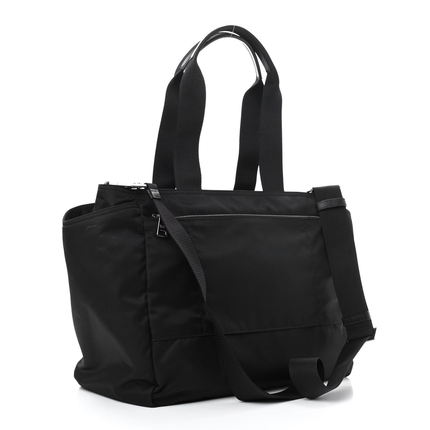 Nylon Vela Baby Bag Black