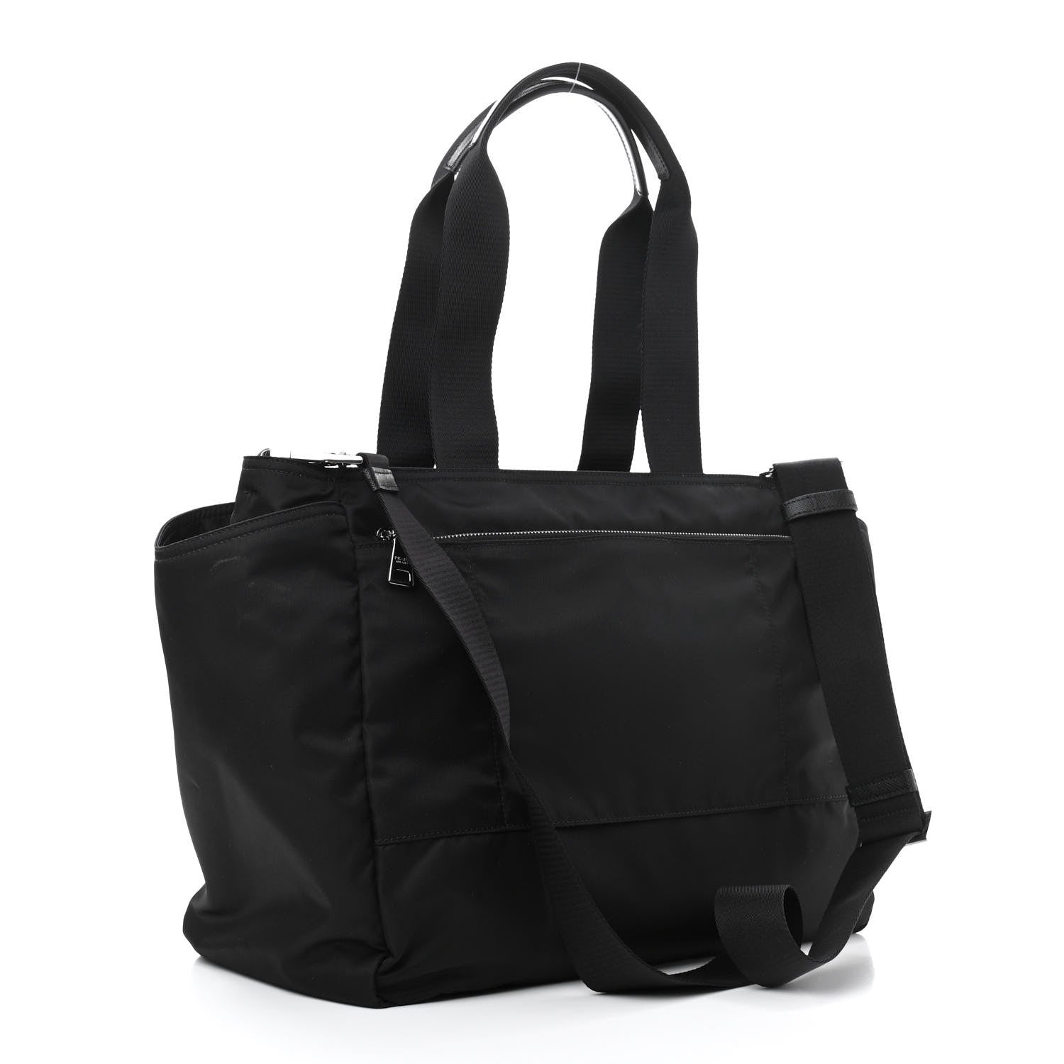 Prada Nylon Vela Baby Bag Black 4 of 11