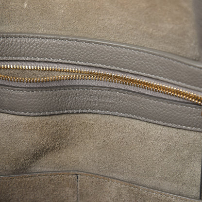 Celine Soft Grained Calfskin Small Belt Cabas Phantom Grey 8 of 12