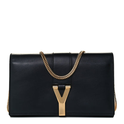 Saint Laurent Calfskin Classic Y Ligne Chain Wallet Black 1 of 10