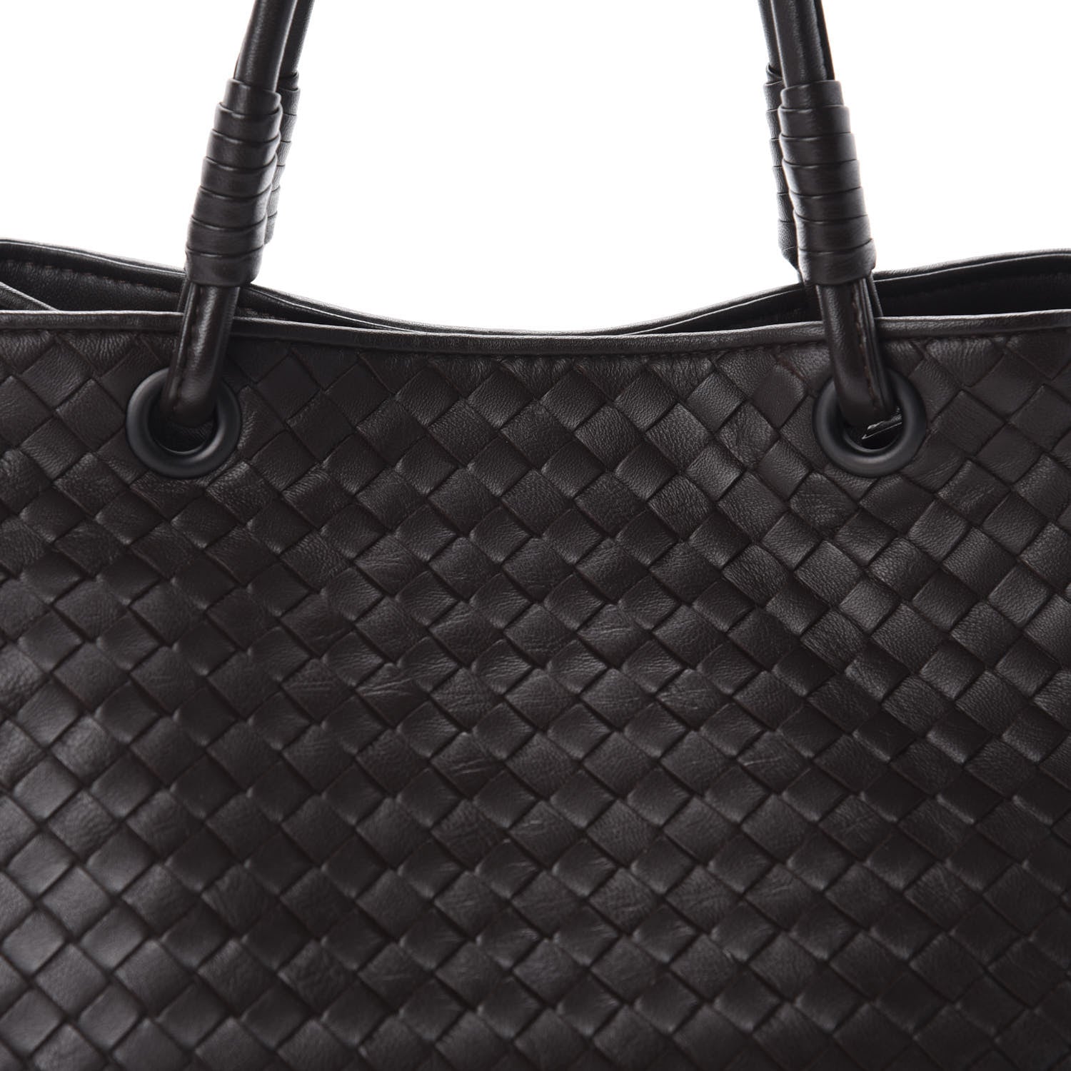 Bottega Veneta Nappa Intrecciato Woven Tote Ebano 9 of 9