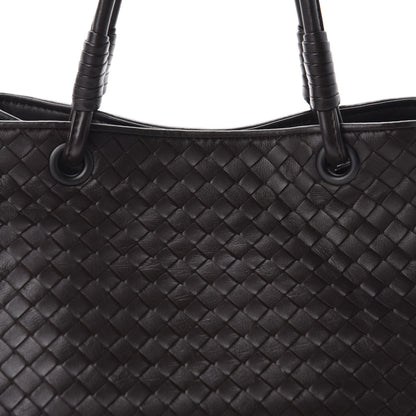 Bottega Veneta Nappa Intrecciato Woven Tote Ebano 9 of 9