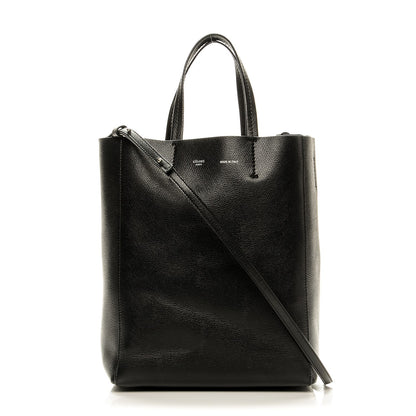 Celine Grained Calfskin Small Vertical Cabas Black 1 of 9