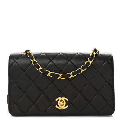 Chanel Lambskin Quilted Small Single Flap Black 1 of 11