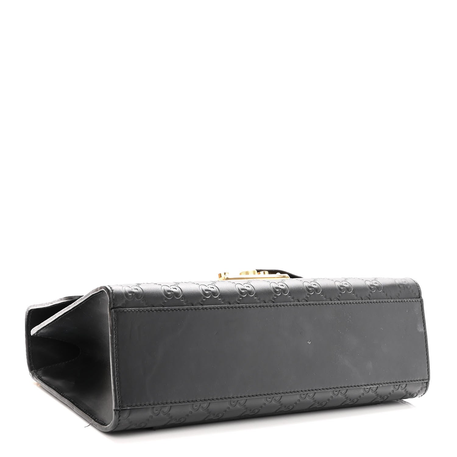 Gucci Guccissima Medium Padlock Shoulder Bag Black 4 of 15