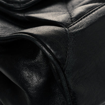 Chanel Calfskin Quilted Accordion Flap Black 9 of 15