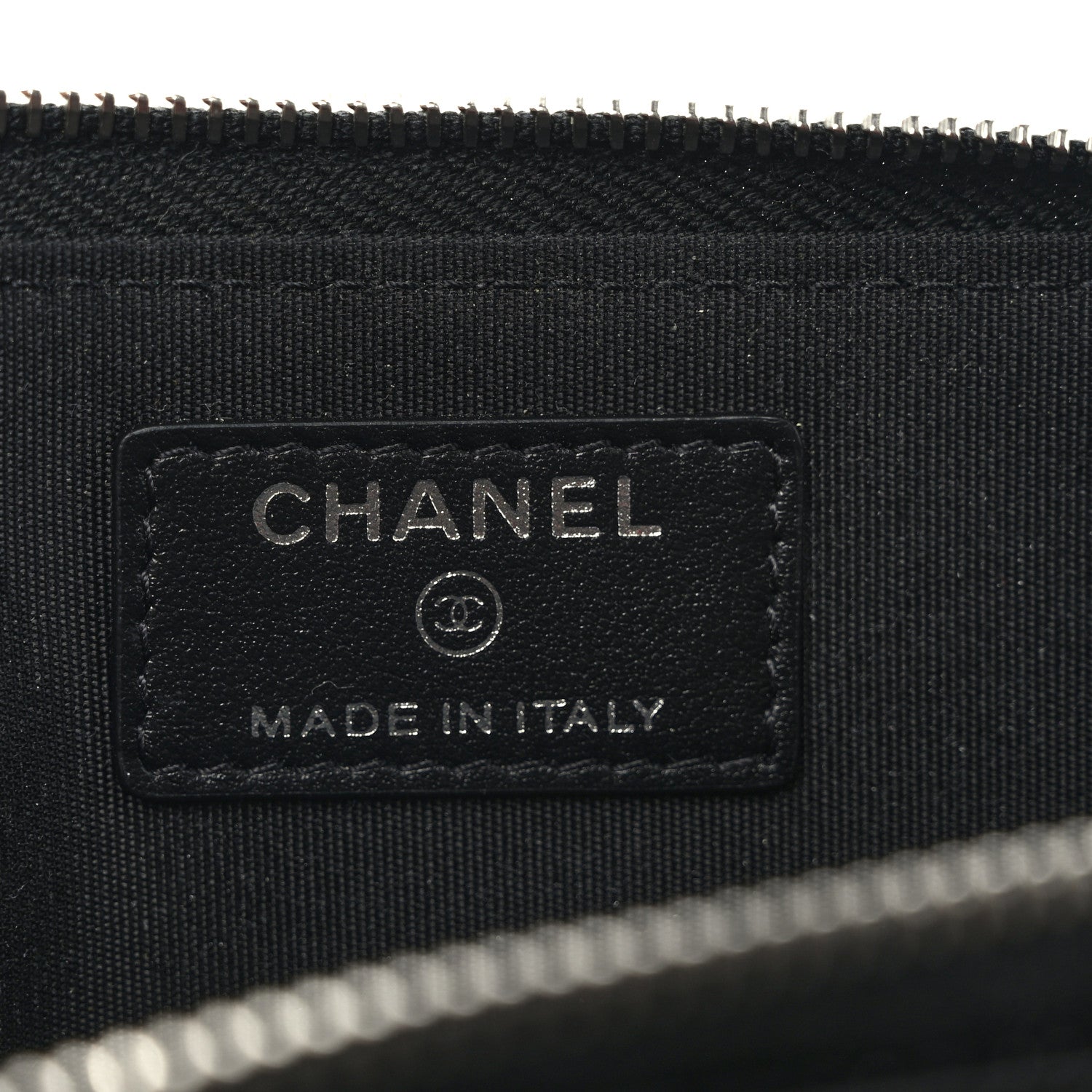 Chanel Caviar Camellia Embossed Key Holder Case Black 6 of 8