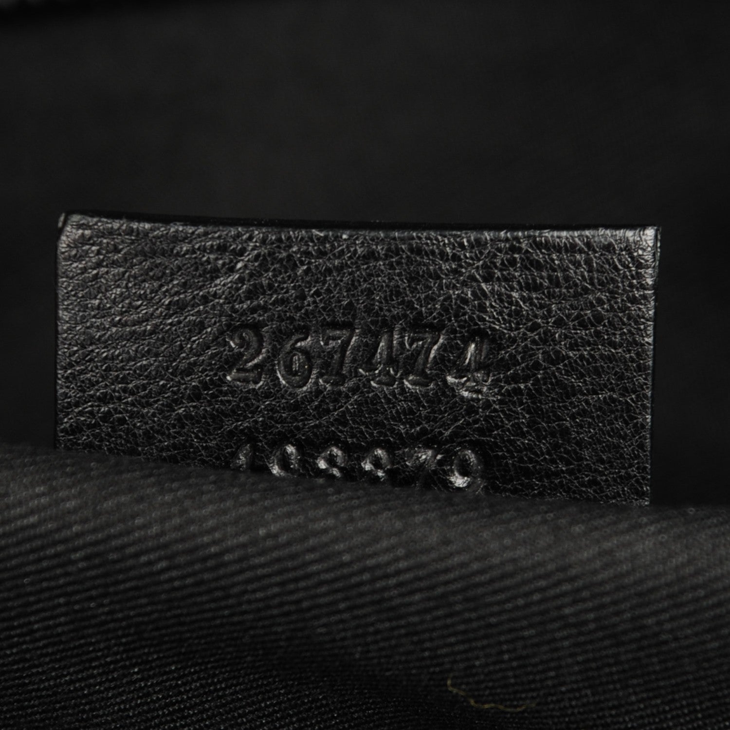 Gucci Metallic Monogram Canvas Tote Black 7 of 7