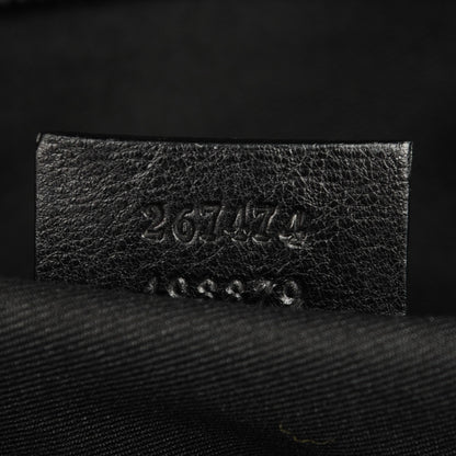 Gucci Metallic Monogram Canvas Tote Black 7 of 7