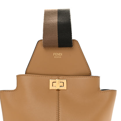 Fendi Vitello Grace Matte Mini Guitar Bag Miele Scuro 10 of 12