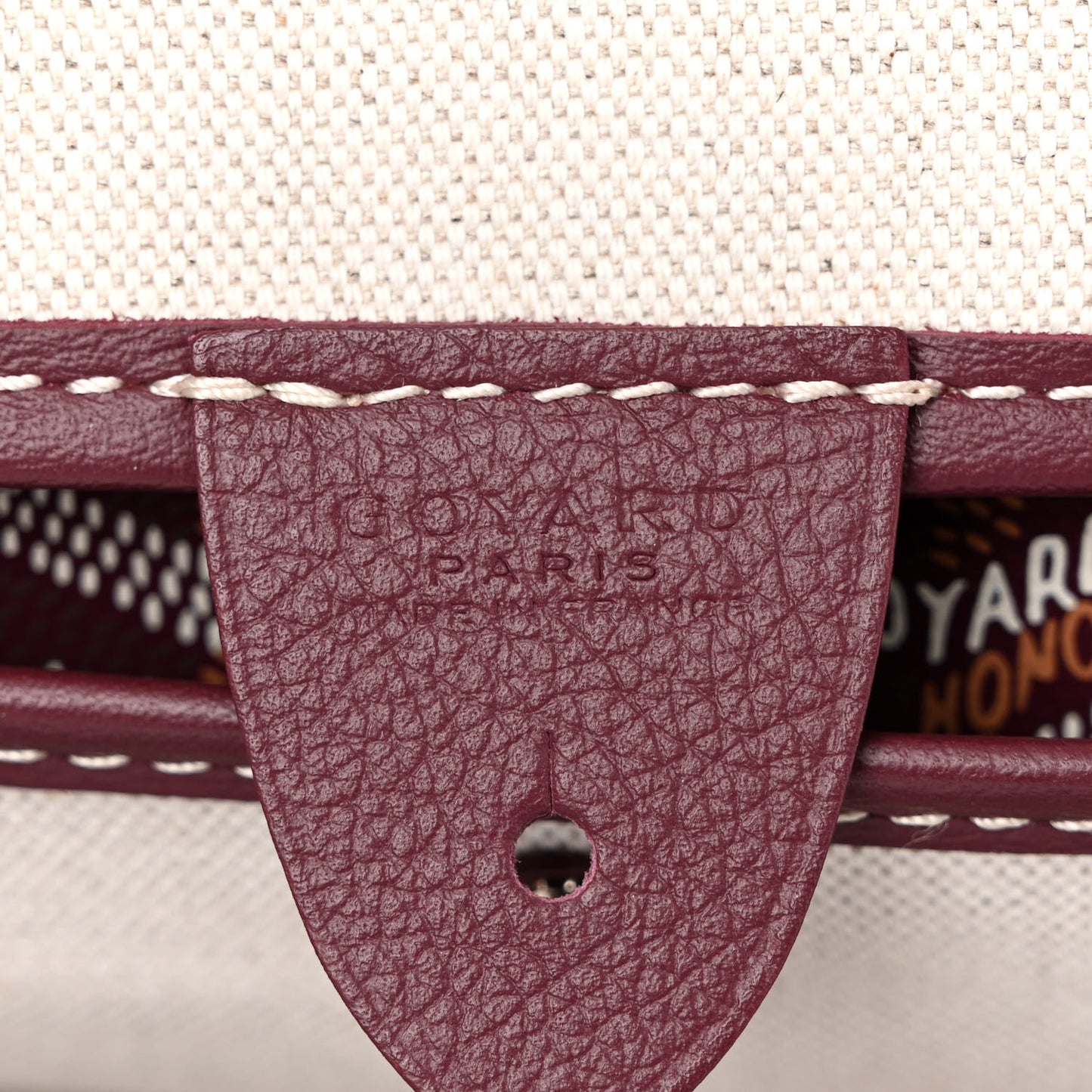 Goyardine Artois MM Burgundy
